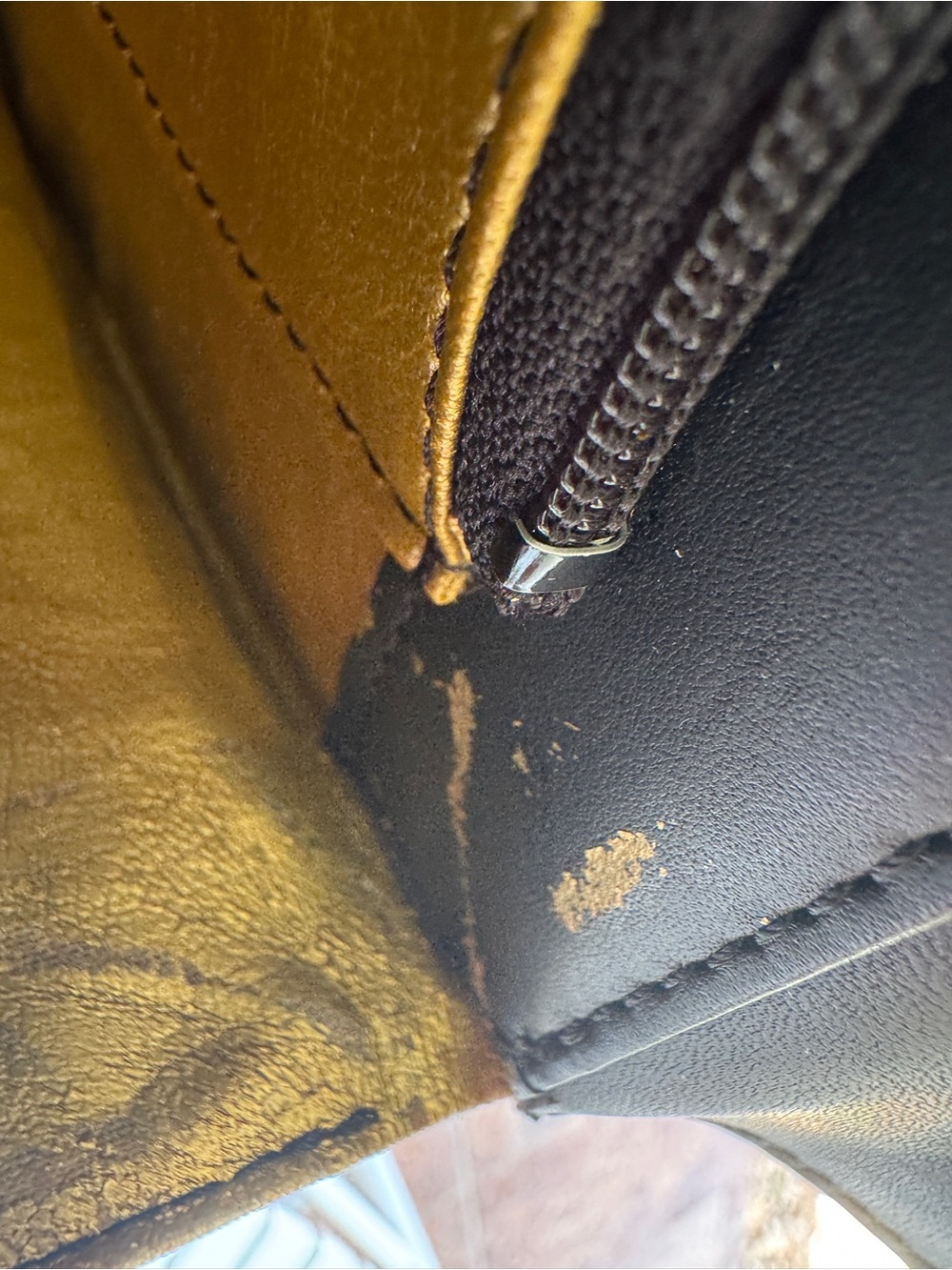 Versace Black and Yellow Baroque Top-Handle Purse with dusty - Picture 16 of 16